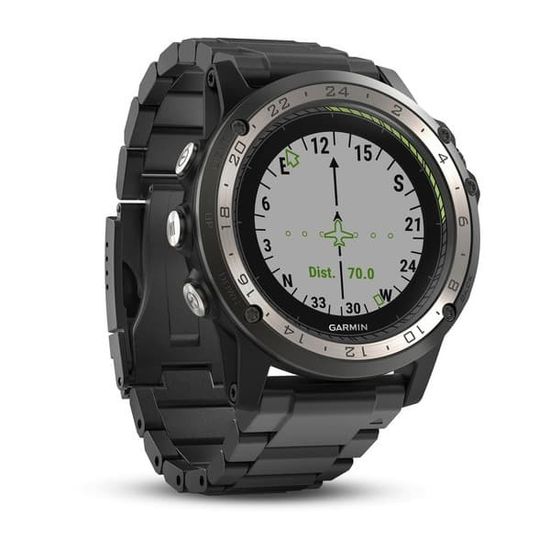 Умные авиационные часы Garmin D2 Charlie 010-01733-33 (титан)