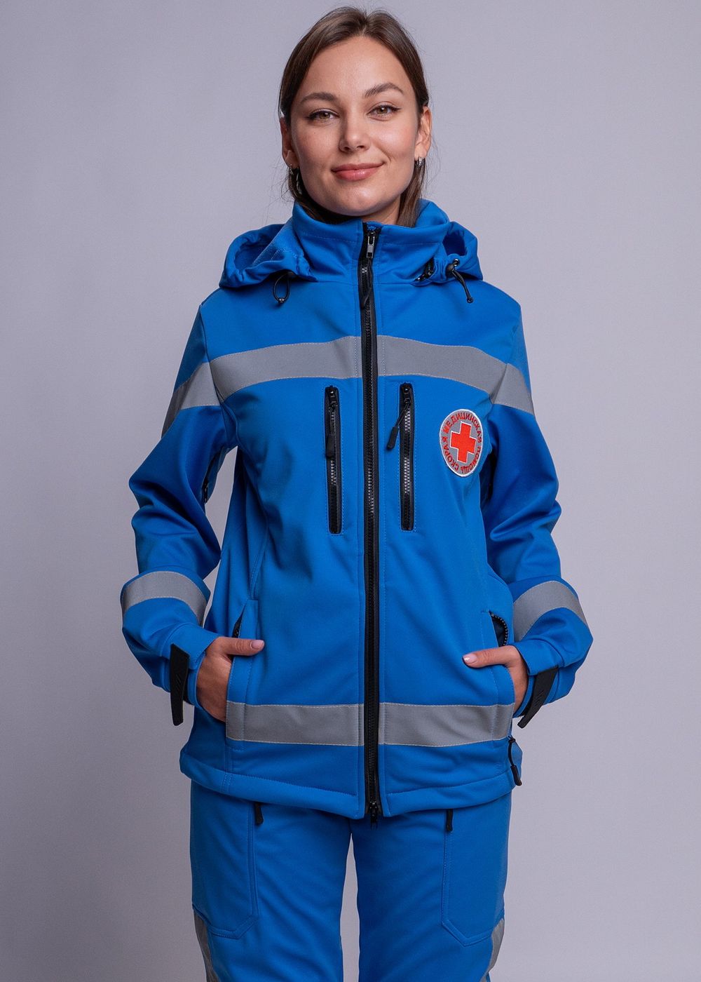 Куртка демисезонная женская Скорая помощь MedicLine SOFTSHELL