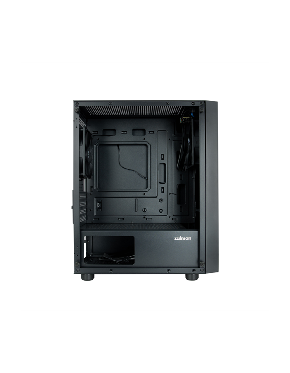 Корпус ZALMAN T3 PLUS, MATX, BLACK, WINDOW, 2x3.5", 3x2.5", 1xUSB2.0, 1xUSB3.0, FRONT 1x120mm, REAR 1x120mm