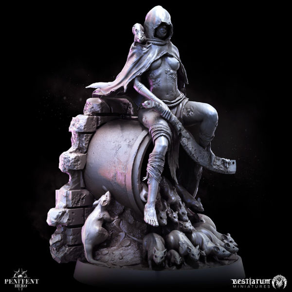 Миниатюра "Дочь крыс - Крыса дочь 32мм