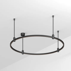Основание ART-APRIORI-ROUND-ROD-400-R1000 (BK) (Arlight, IP20 Металл, 3 года) 048496