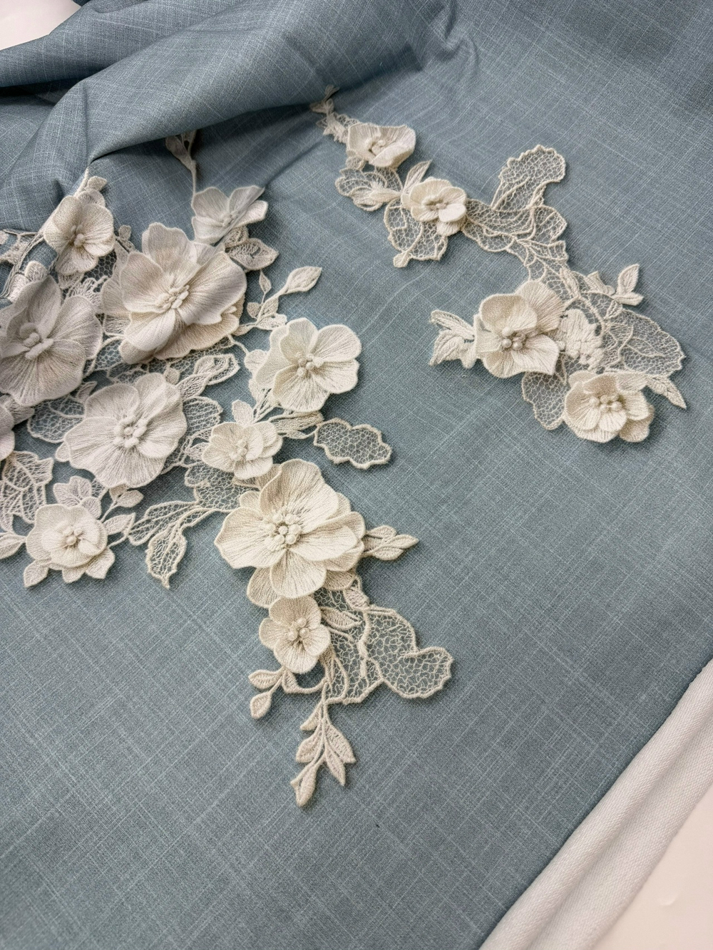 Кулир купон 80см Цветы Кроше