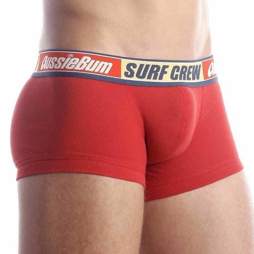 Мужские трусы хипсы красные Aussiebum Surf Crew AB00048