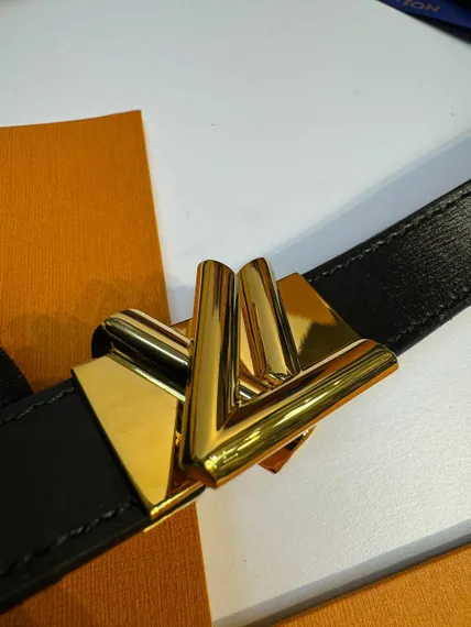 Ремень Louis Vuitton GO-14 чёрный