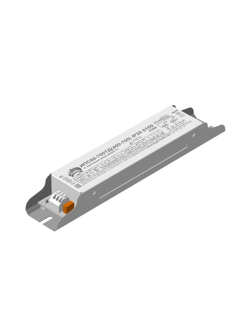 Источник питания ИПС60-700ТД(400-700I; 27-85U) IP20 0120 Аргос