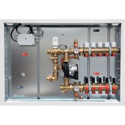 Узел коллекторный Giacomini сборный co смесительной группой 1 x 18 /10, R557RY030