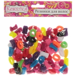 Резинки для волос 100шт «Кокетка - Яркий Бум», цвет микс, d-2см