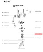Фильтр в пылесборник для пылесоса Tefal (Тефаль) FS-9100033243