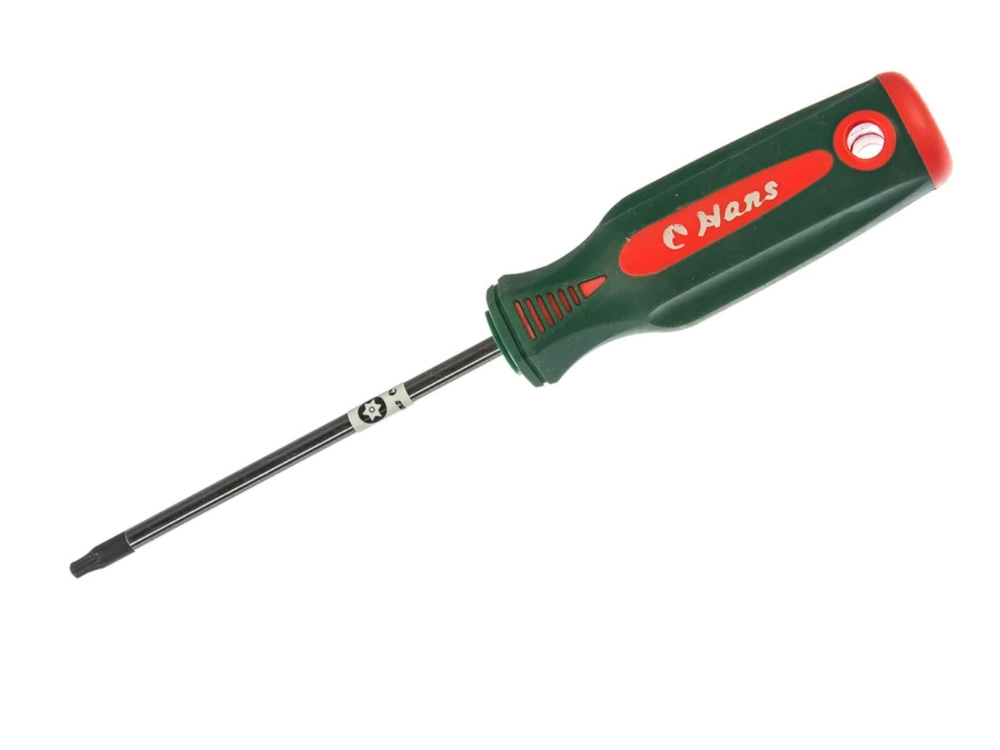Отвертка Torx с отверстием TH20*100мм, Hans, 0450TH20