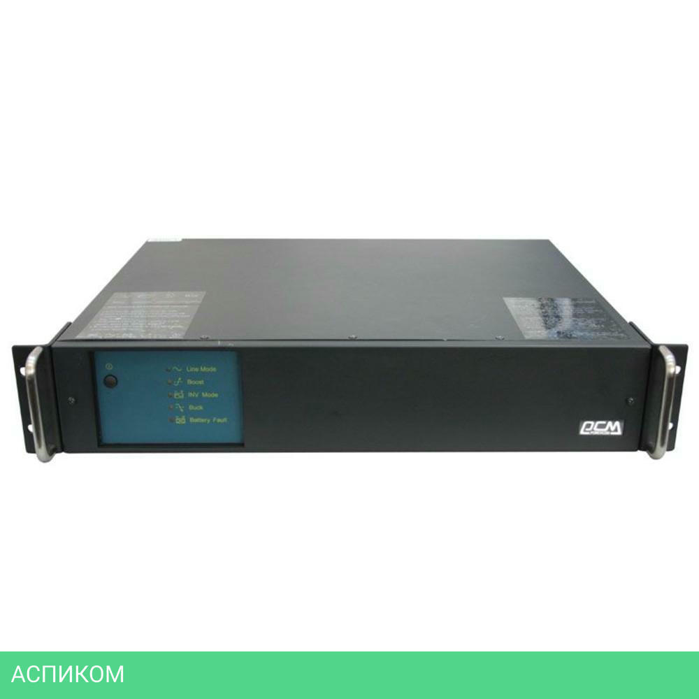 Источник бесперебойного питания Powercom King Pro RM LCD RM (KIN-1200AP)