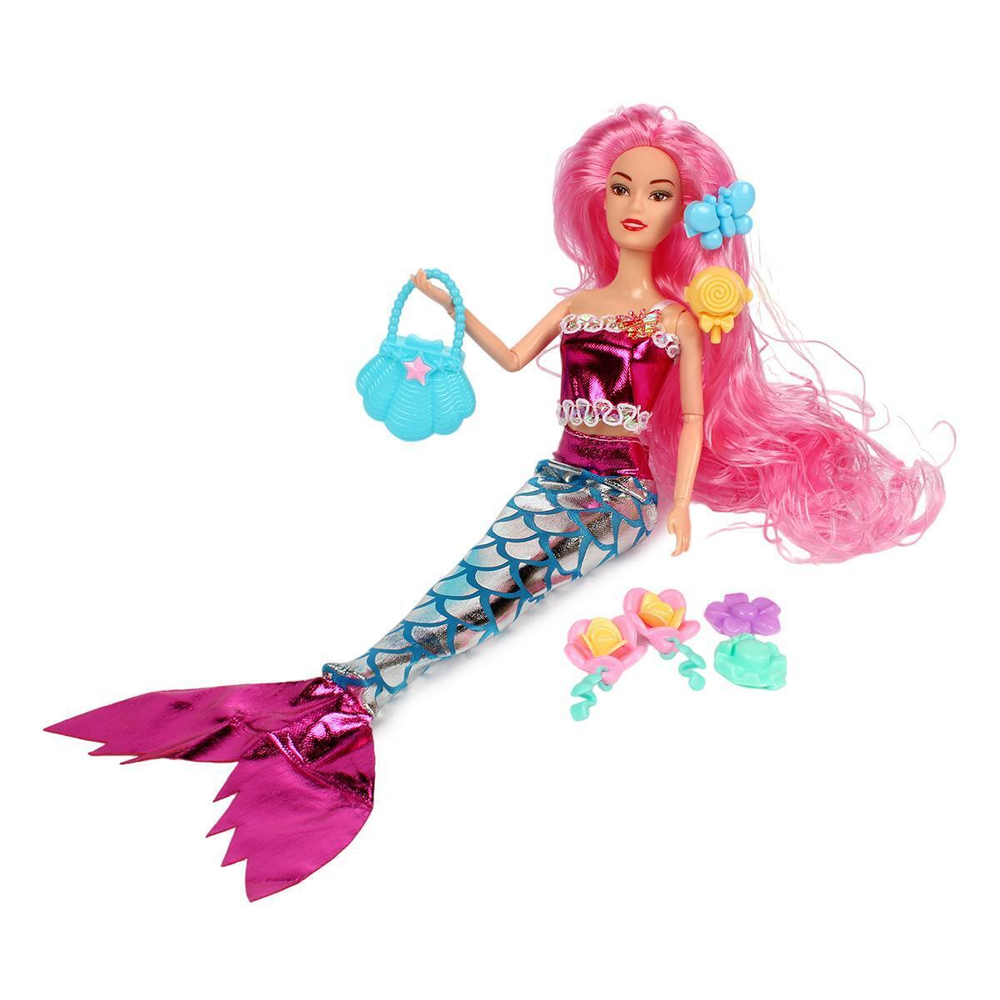 Кукла тип Модница Русалка с аксессуарами, коробка 5805D