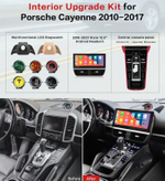 Вернхяя крышка панели для Porsche Cayenne 2010-2017 - Carmedia ZF-5030-BL (черная)