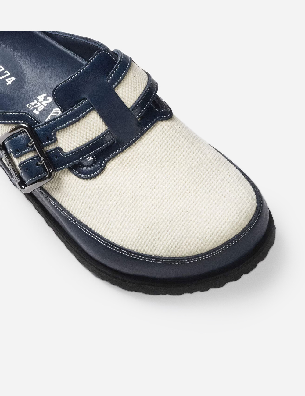 Birkenstock 1774 Boston Canvas Mischmaterial " Midnight Navy Canvas"