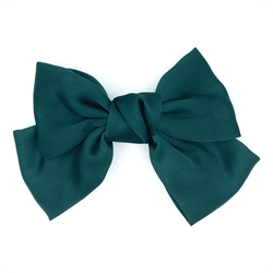 Заколка-бант, изумрудный, фото 1