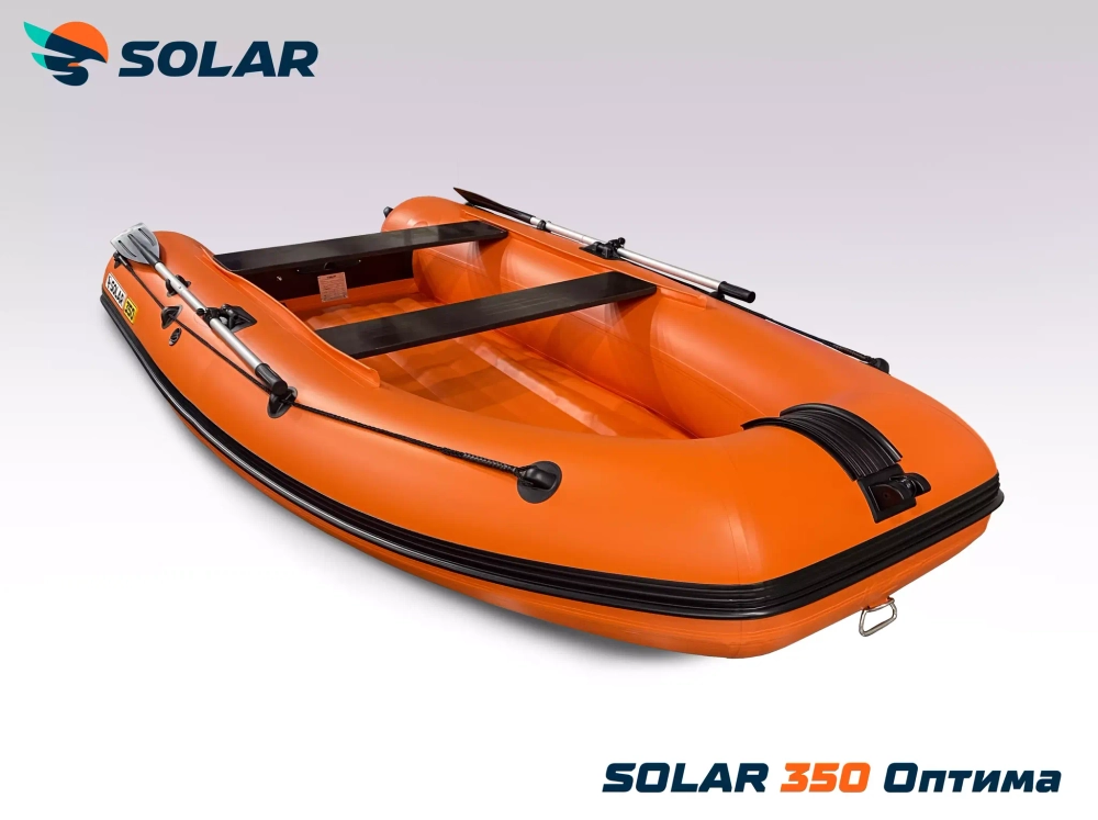 Лодка надувная моторная solar-350 к (оптима)