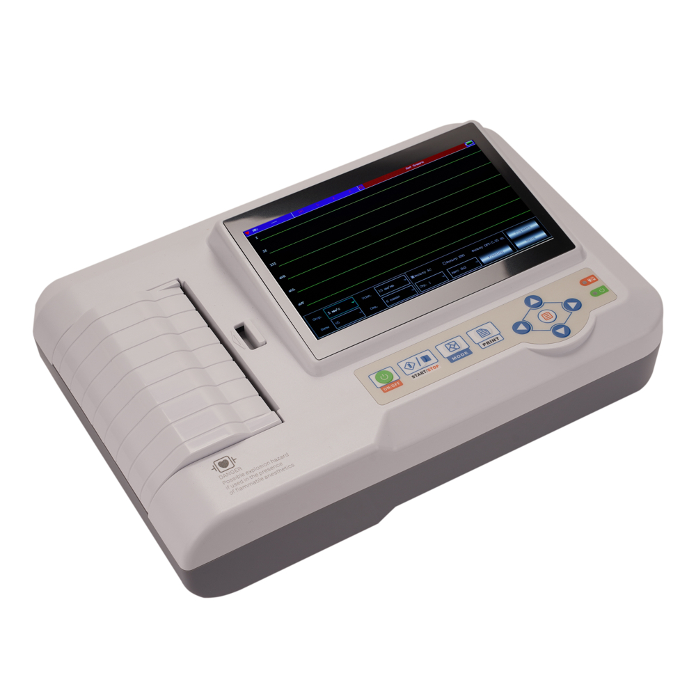 Электрокардиограф Med-Mos ECG600G — компактный 6-канальный аппарат для эффективной диагностики сердца в больницах, клиниках и амбулаториях