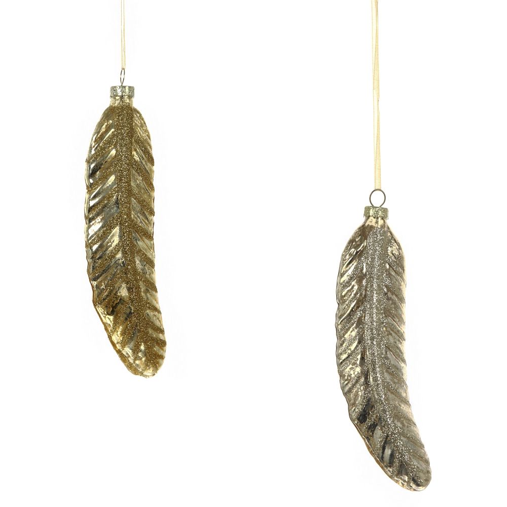 GAEM Украшение новогоднее "Волшебное перышко", L4,5 W2,5 H16 см, 2в.