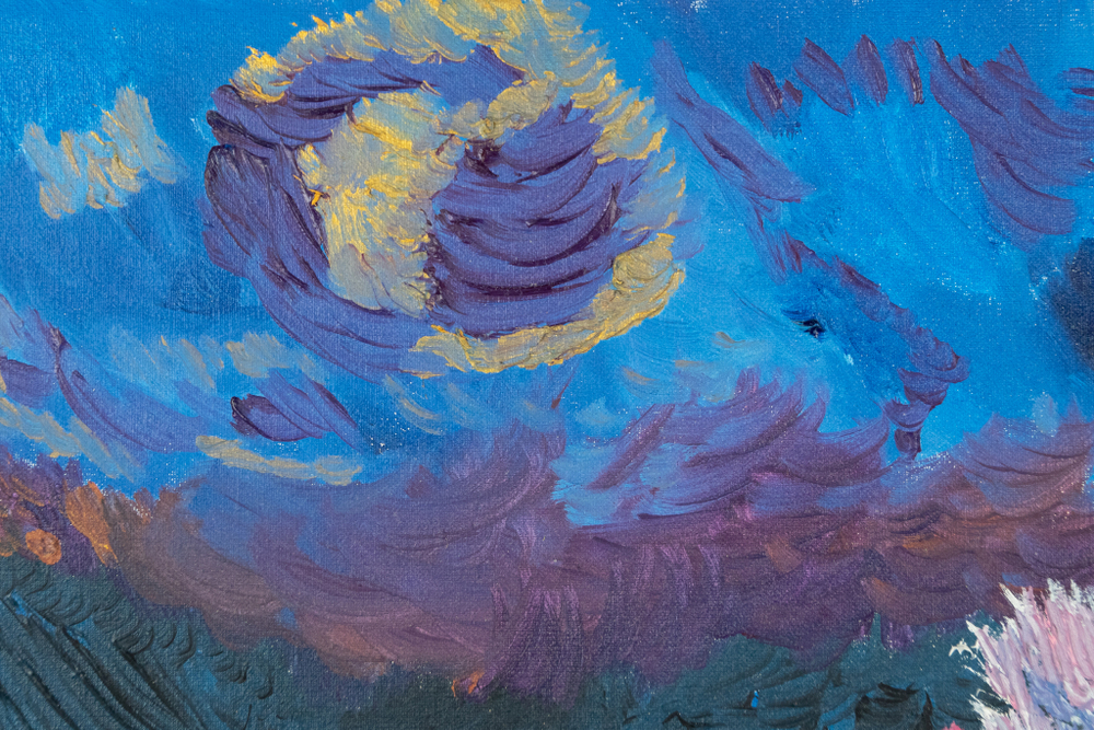 Картина 40х50 см, холст, масло "Владычица Наэмон"