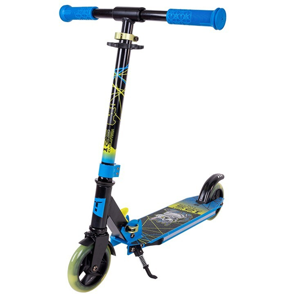 Самокат Тech Тeam COMFORT 125 LUX blue-голубой