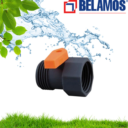 Belamos Кран ВР-НР 3/4", пластик YM5001