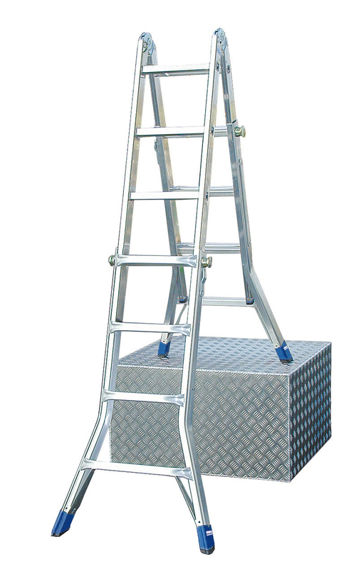Шарнирная телескопическая лестница STABILO 4х5 (133960)