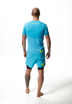 ШОРТЫ МУЖСКИЕ SFA5 ELEVATE 2IN1 | SKYBLUE