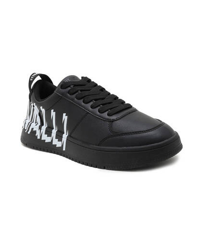 Кожаные кроссовки Just Cavalli - черный(76QA3SM5ZP397)