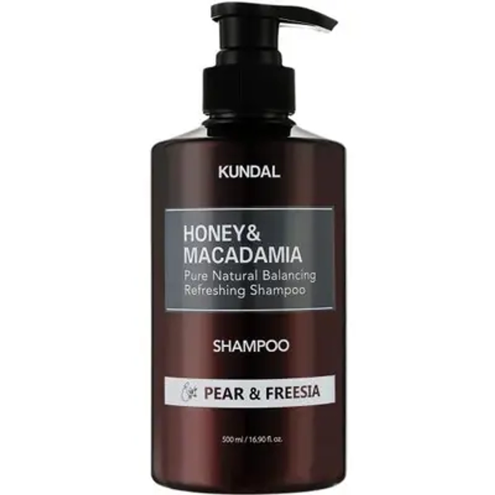 Шампунь Груша и фрезия Kundal Honey&Macadamia Shampoo Pear&Freesia, 500 мл