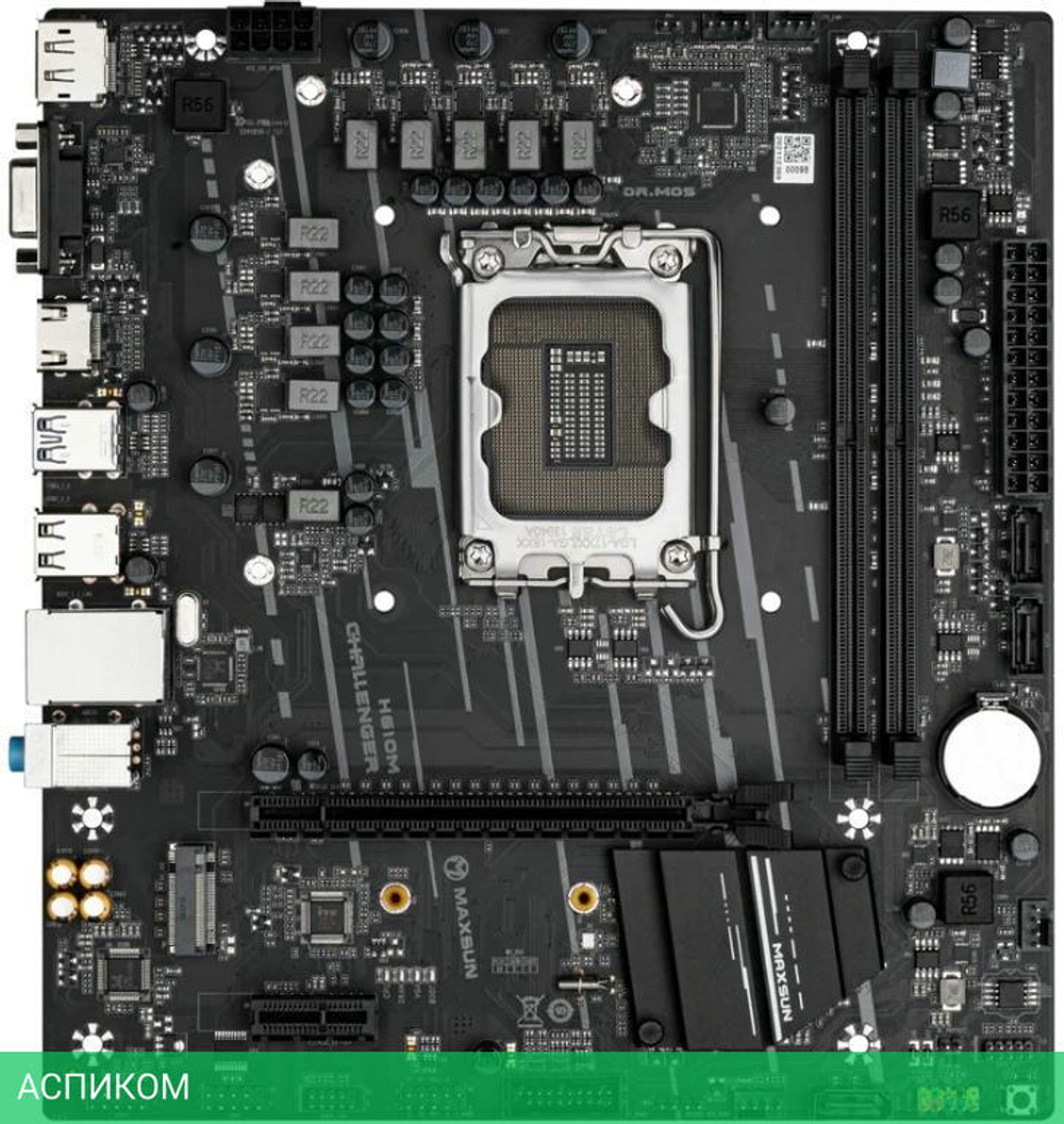 Материнская плата Maxsun Challenger DDR4 (H610M)