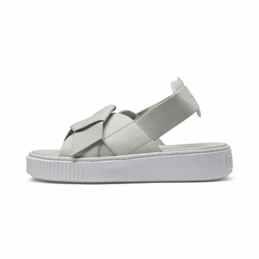 Puma Women's Platform Sandal LEA Glacier Gray