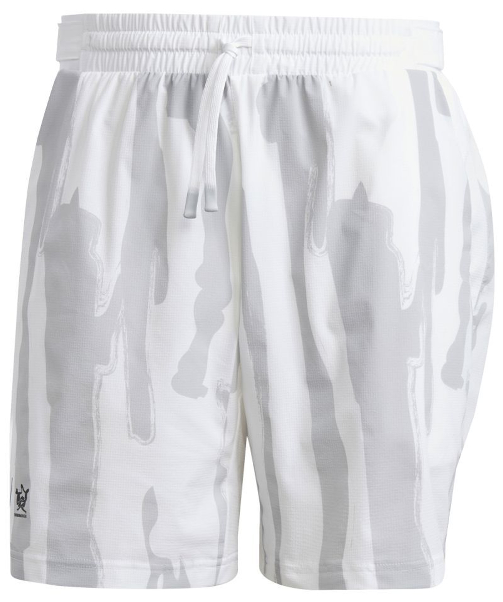 Теннисные шорты Adidas New York Printed Short - White