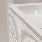 Тумба подвесная под раковину Sancos Folk, Bianco 1195х445х500