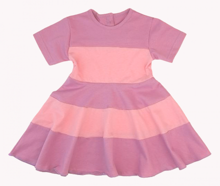 Платье 7122/3 фуксия-розовое