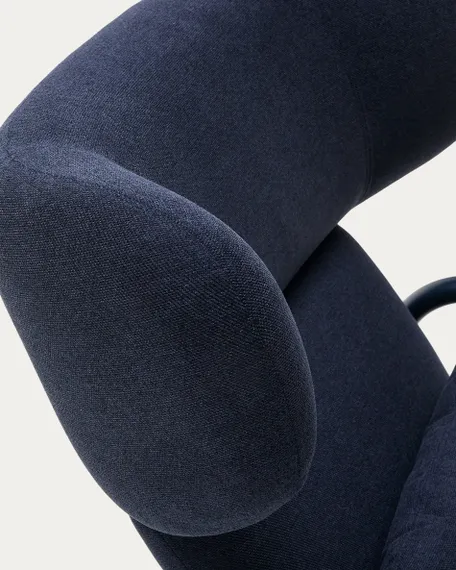 Кресло Inari синее из стали и полиэстра