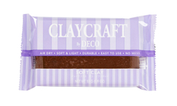 Полимерная глина CLAYCRAFT BY DECO, самоотвердевающая decoclay, цвет Коричневый, 55 гр