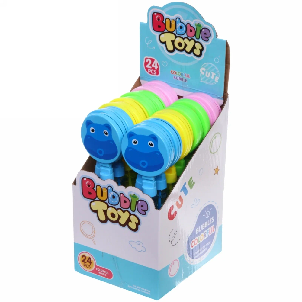 Мыльные пузыри «Животные», трещотка, 28,5 см, в ассортименте