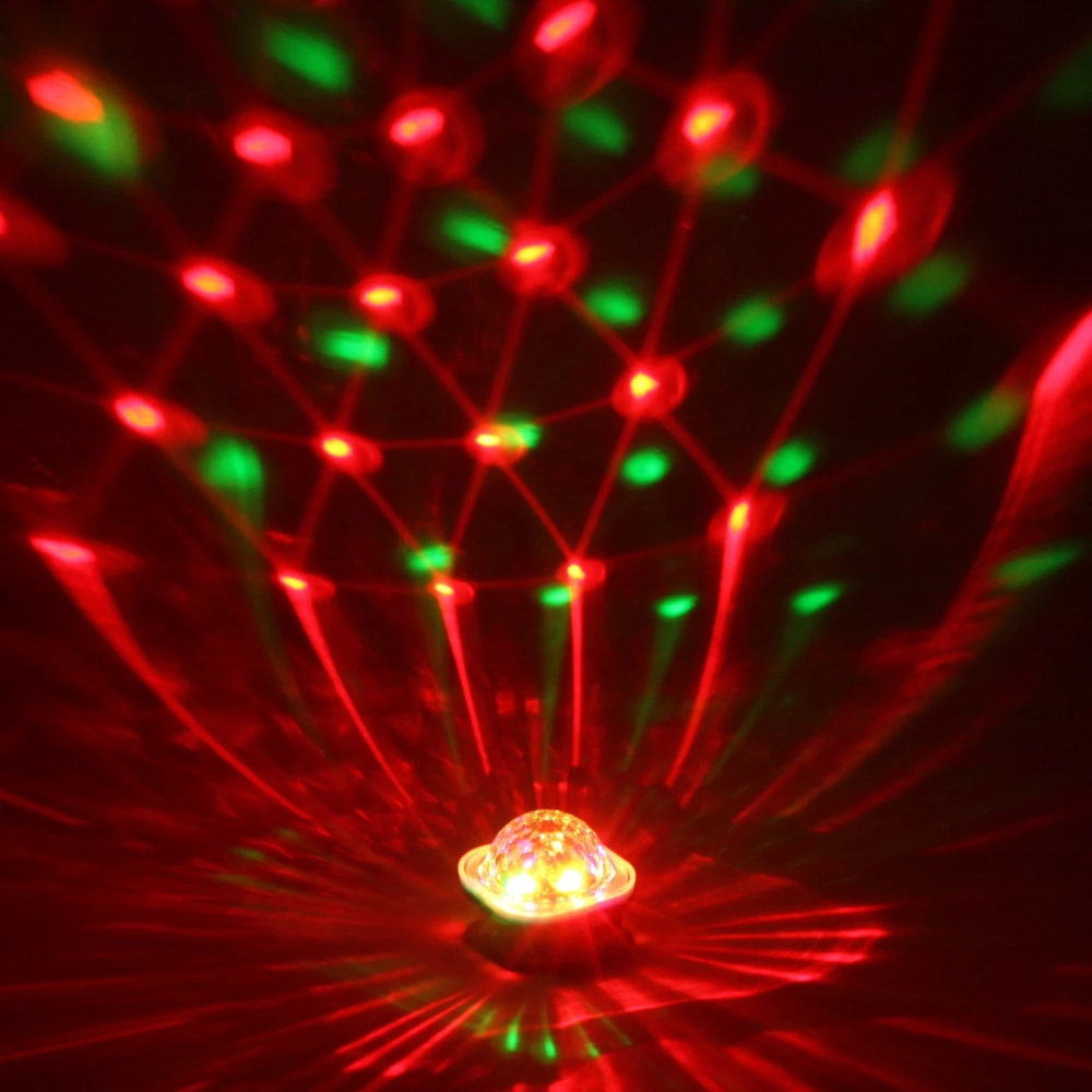 Диско-шар Dancer» с ремешком на руку, авторежим, датчик звука (в комплекте с присоской), RGB