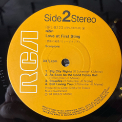 Винтажная виниловая пластинка LP Scorpions Love At First Sting (Japan 1984) (Obi) Still Loving You