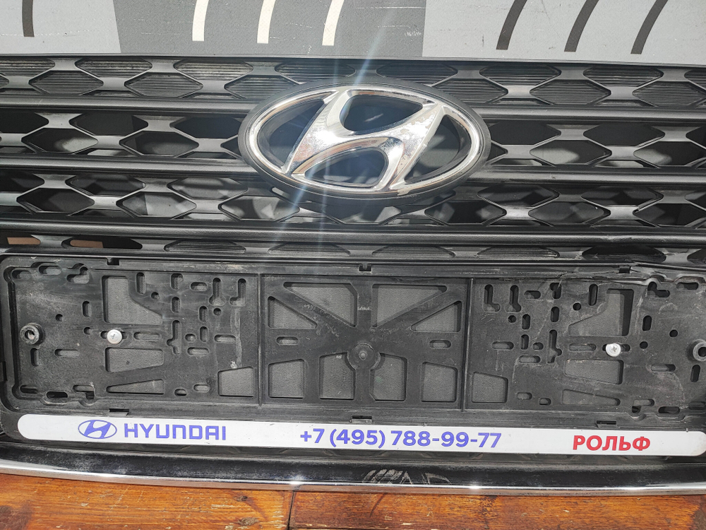 Решетка радиатора Hyundai Solaris 2 (HCR) 17-20 Б/У Оригинал 86351H5000