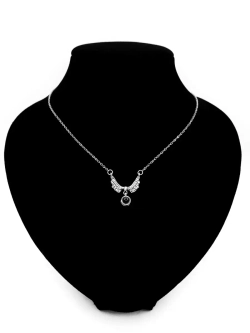 Цепочка с крыльями и проекцией Я тебя люблю на 100 языках