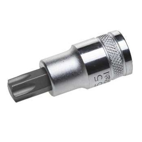 Торцовая бита головка Т55, 1/2" сатинированная KRAFTOOL, 27905-55_z01