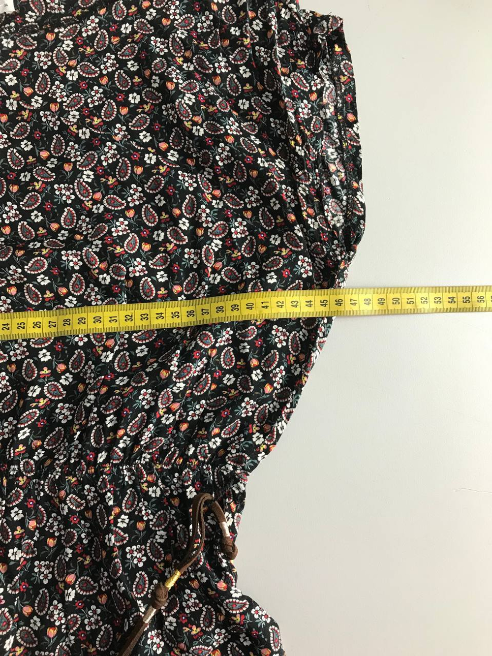 Блузка Oodji цветочный, маркировка 36, визуально на 42 размер