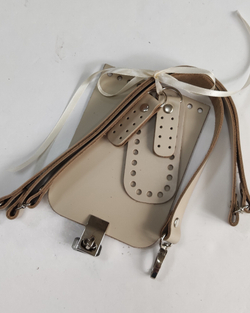 Комплект для мини-сумки Кожа Белый шоколад