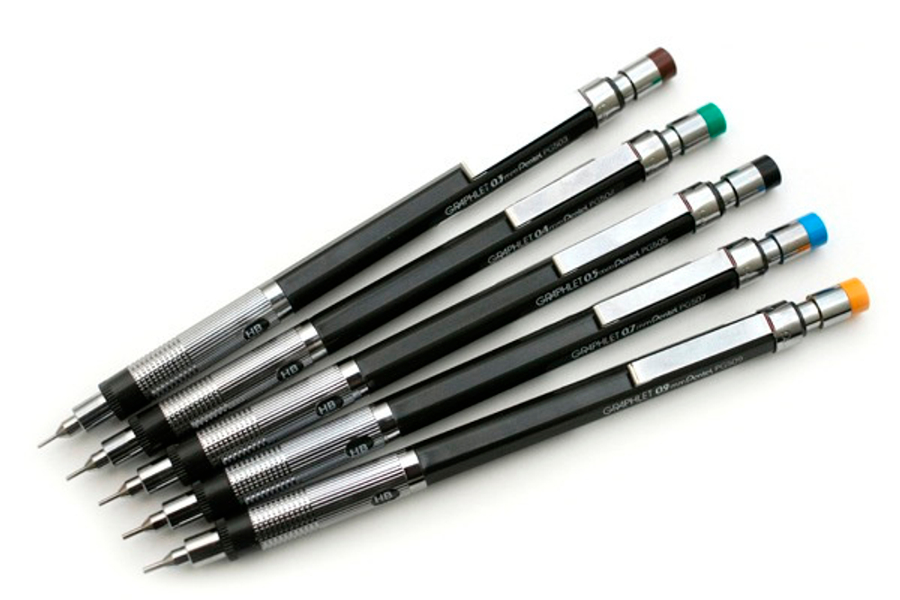 Механические карандаши Pentel Graphlet
