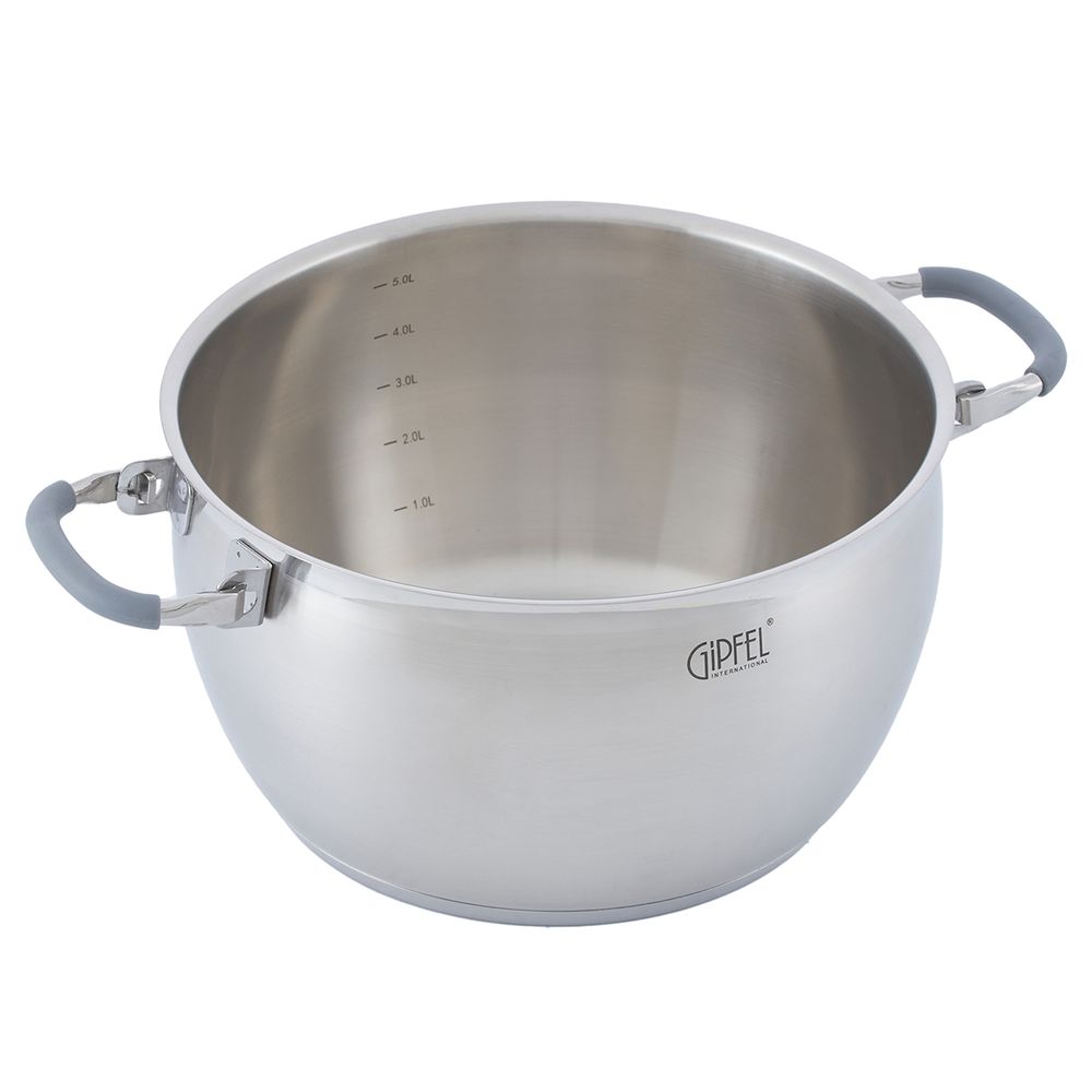 Кастрюля из нержавеющей стали Gipfel Hessen 52621 24 см/5 л
