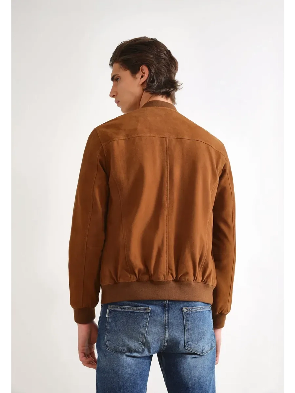 Куртка-бомбер из 100% кожи