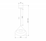 Подвесной светильник Elektrostandard Conus a069336