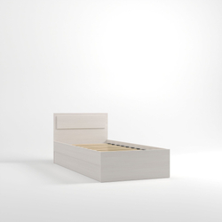 ДУЭТ-ЛЮКС кровать-900 с ламелями Дуб Бодега