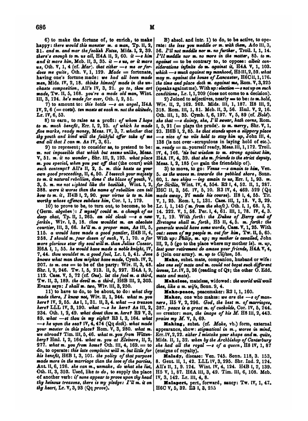 Shakespeare-lexicon, a complete dictionary of all the English words, phrases and constructions in the works of the poet. Volume 2 | Gregor Sarrazin