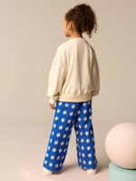 Толстовка и брюки в комплекте для девочки Next E61-409, Кремовый, Синий